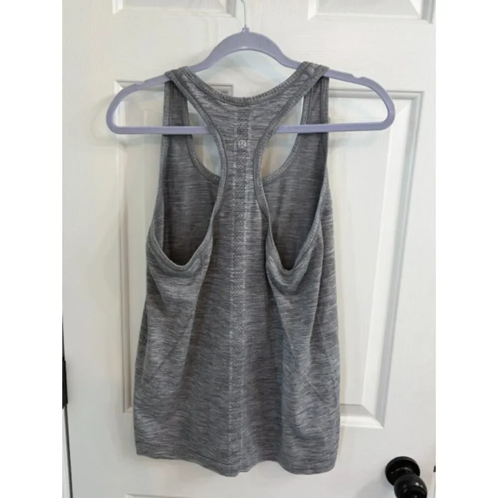 Lululemon Swiftly Tech Racerback Tank Heather Gray Approx Size 10